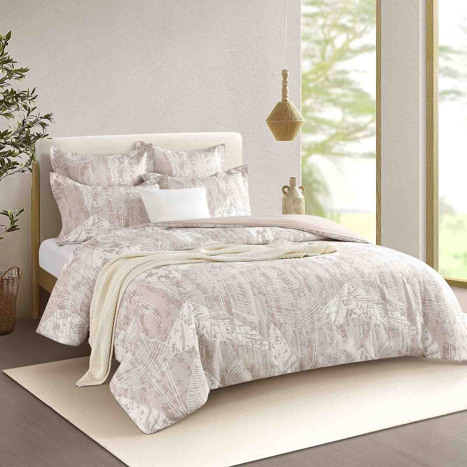 Renee Taylor Quilt Cover Panache Jacquard Quilt Cover Set