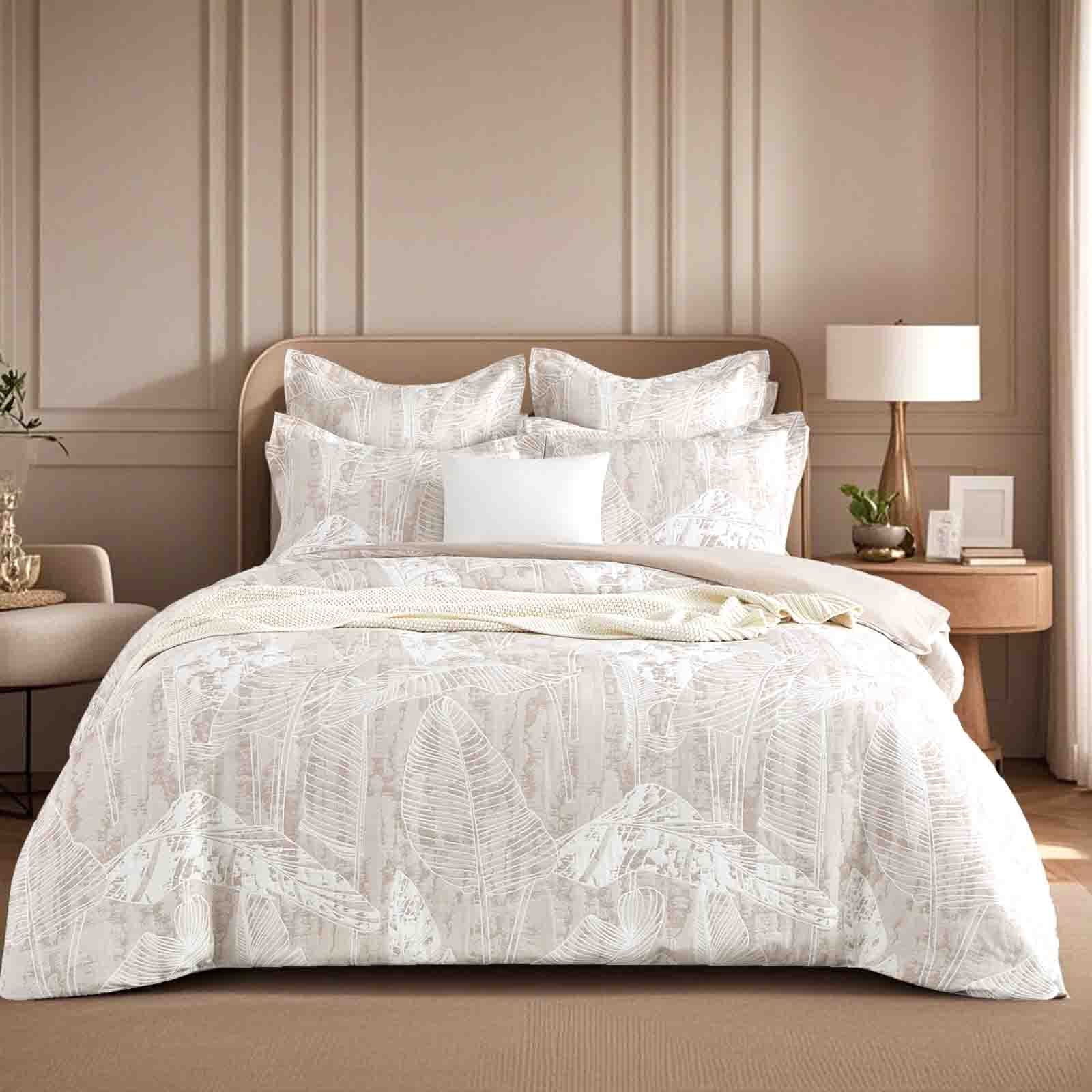 Renee Taylor Quilt Cover Panache Jacquard Quilt Cover Set