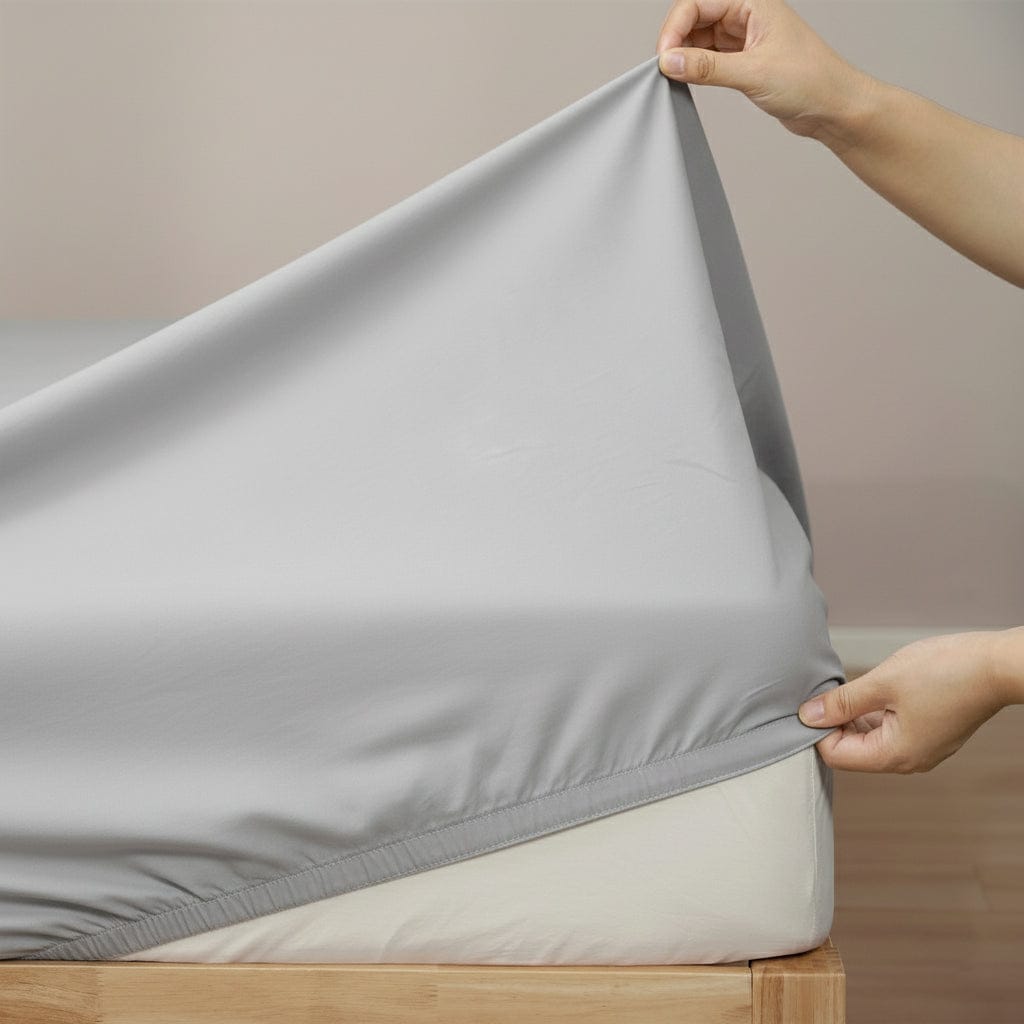 Renee Taylor Bed Sheets Renee Taylor 400 Thread Count Egyptian Cotton Fitted and Pillow Case Set Antarctica