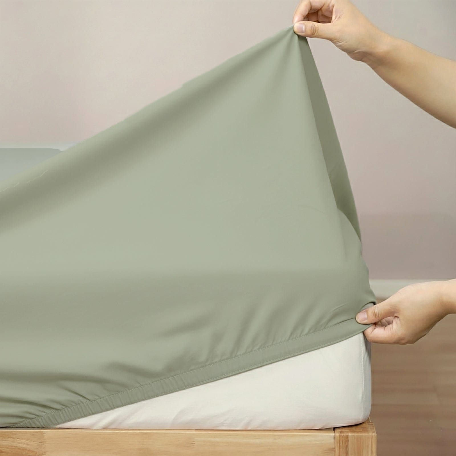 Renee Taylor Bed Sheets Renee Taylor 400 Thread Count Egyptian Cotton Fitted and Pillow Case Set Basil