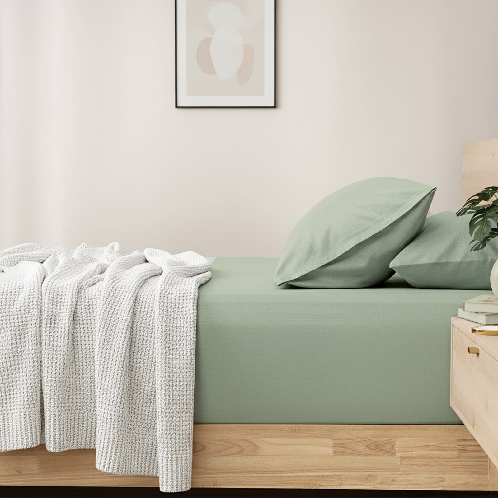Renee Taylor Bed Sheets Renee Taylor 400 Thread Count Egyptian Cotton Fitted and Pillow Case Set Basil