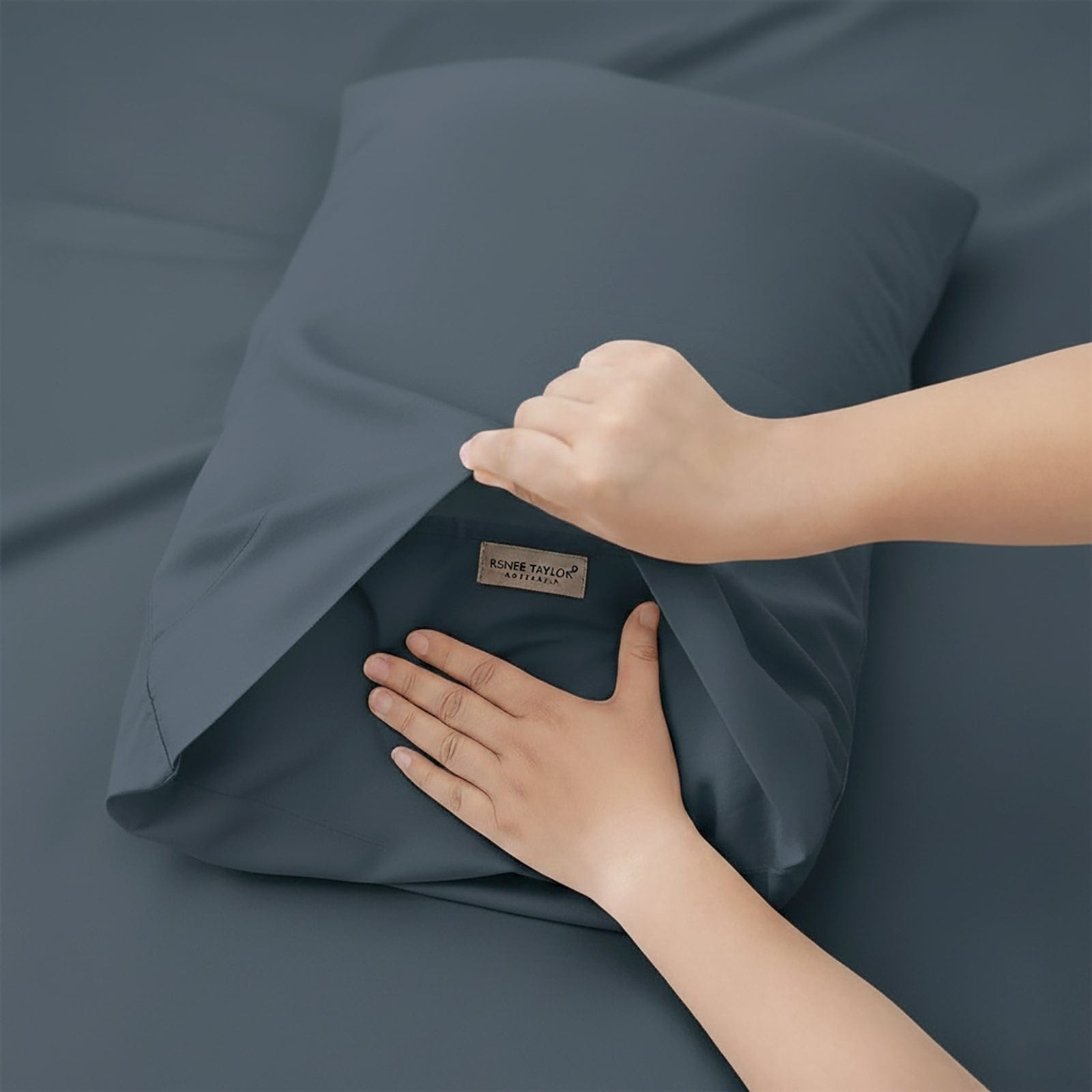 Renee Taylor Bed Sheets Renee Taylor 400 Thread Count Egyptian Cotton Sheet Set Steel Blue