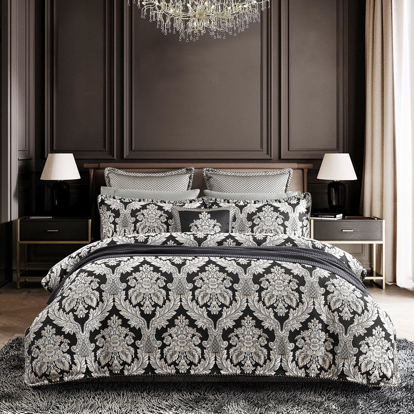 Renee Taylor Bed Sheets Renee Taylor Regalia Collection Greta Quilt Cover Set