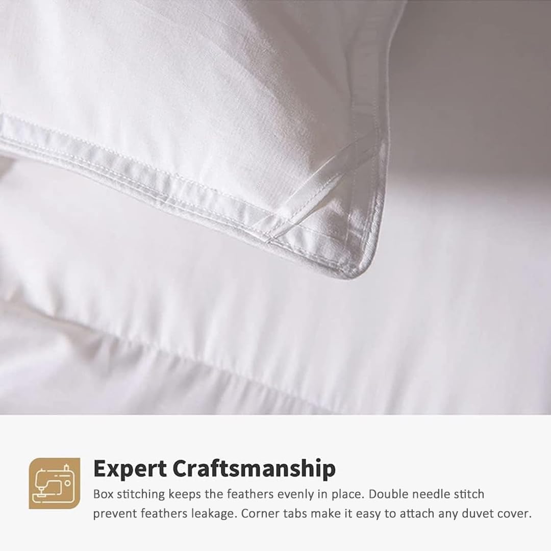 Renee Taylor Duvet/Quilt Ultimate 80% White Goose Down and Feather Quilt