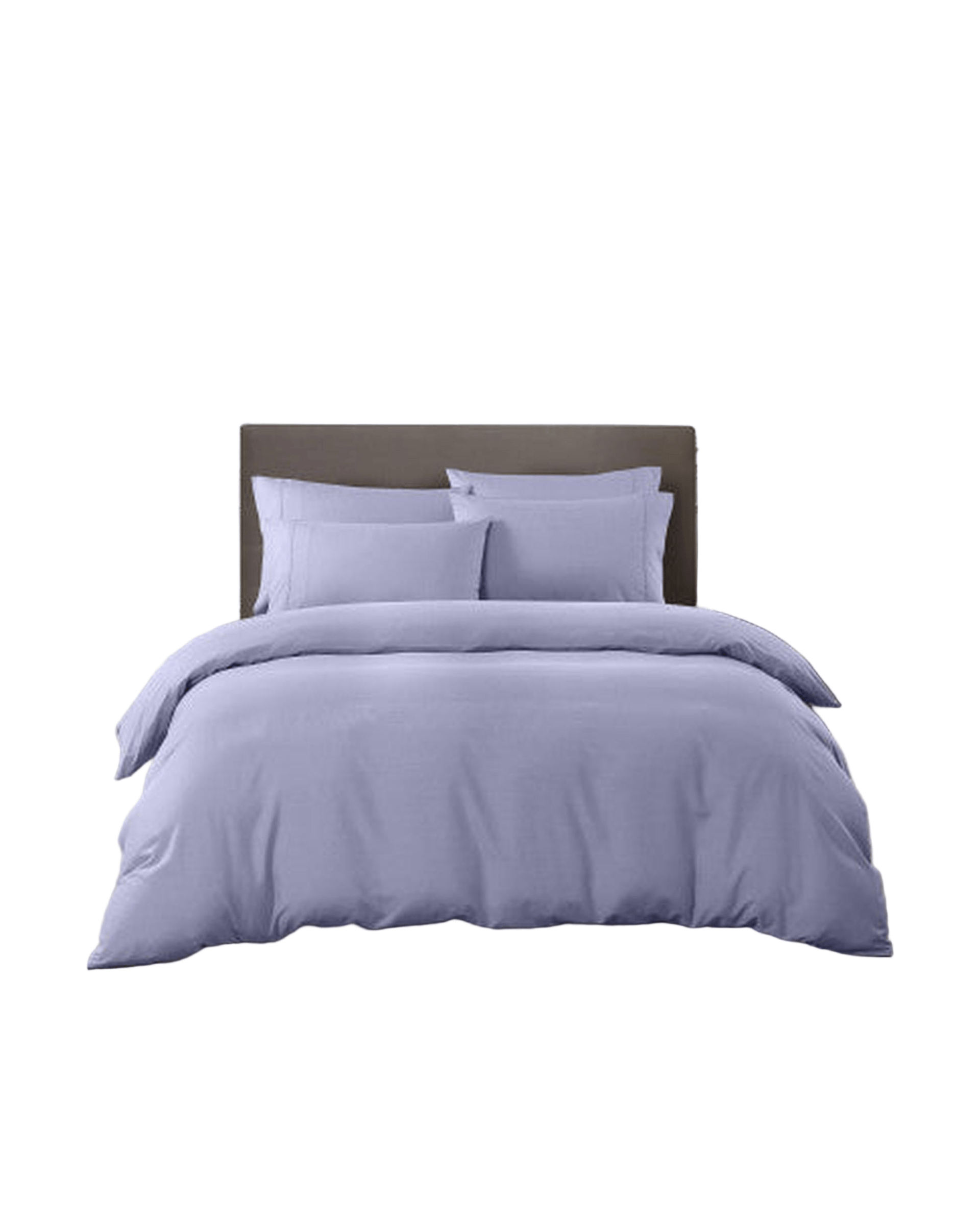 Royal Comfort Quilt Cover Royal Comfort 2000TC 6 Piece Bamboo Sheet & Quilt Cover Set Cooling Breathable - LILAC GREY