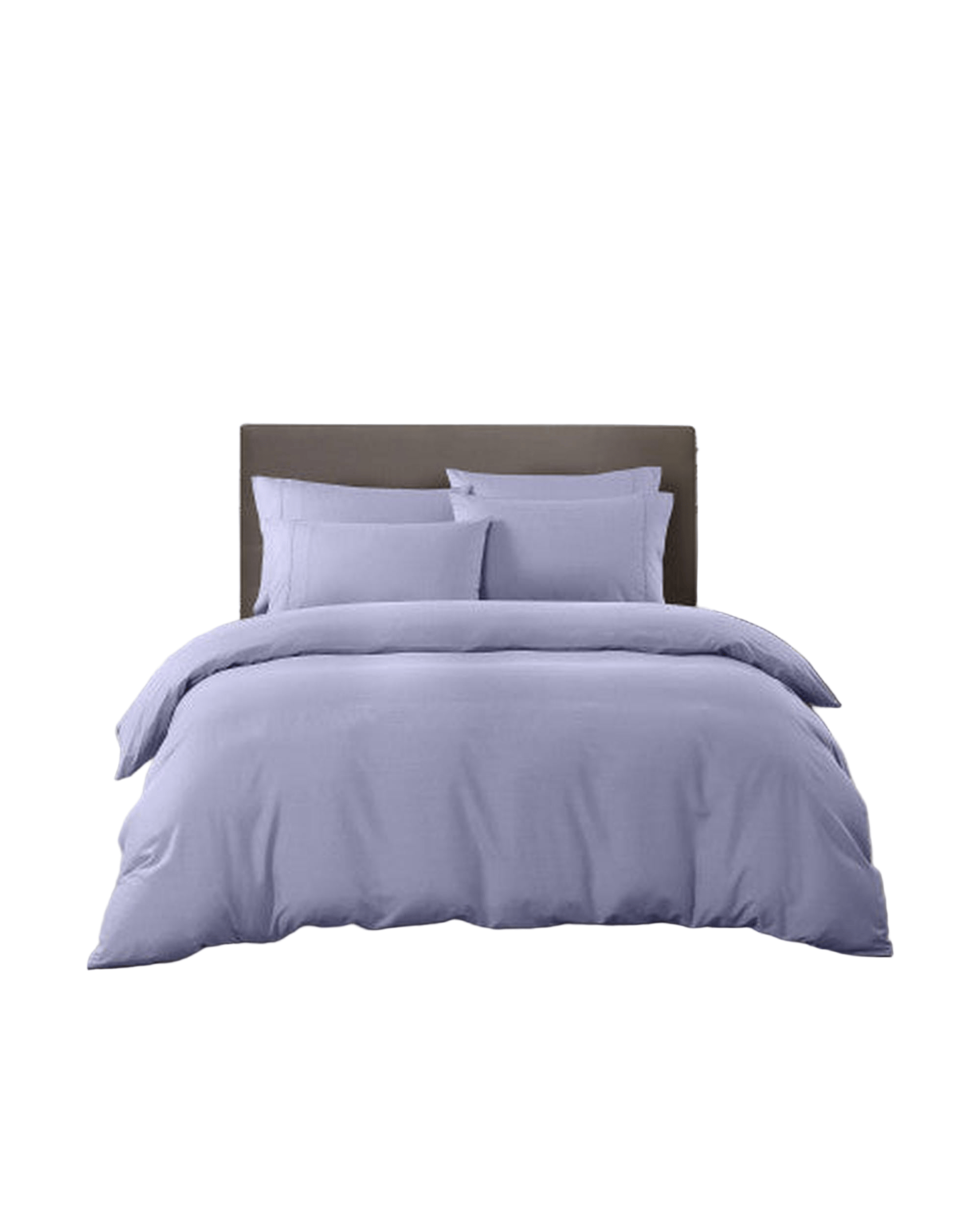 Royal Comfort Quilt Cover Royal Comfort 2000TC 6 Piece Bamboo Sheet & Quilt Cover Set Cooling Breathable - LILAC GREY