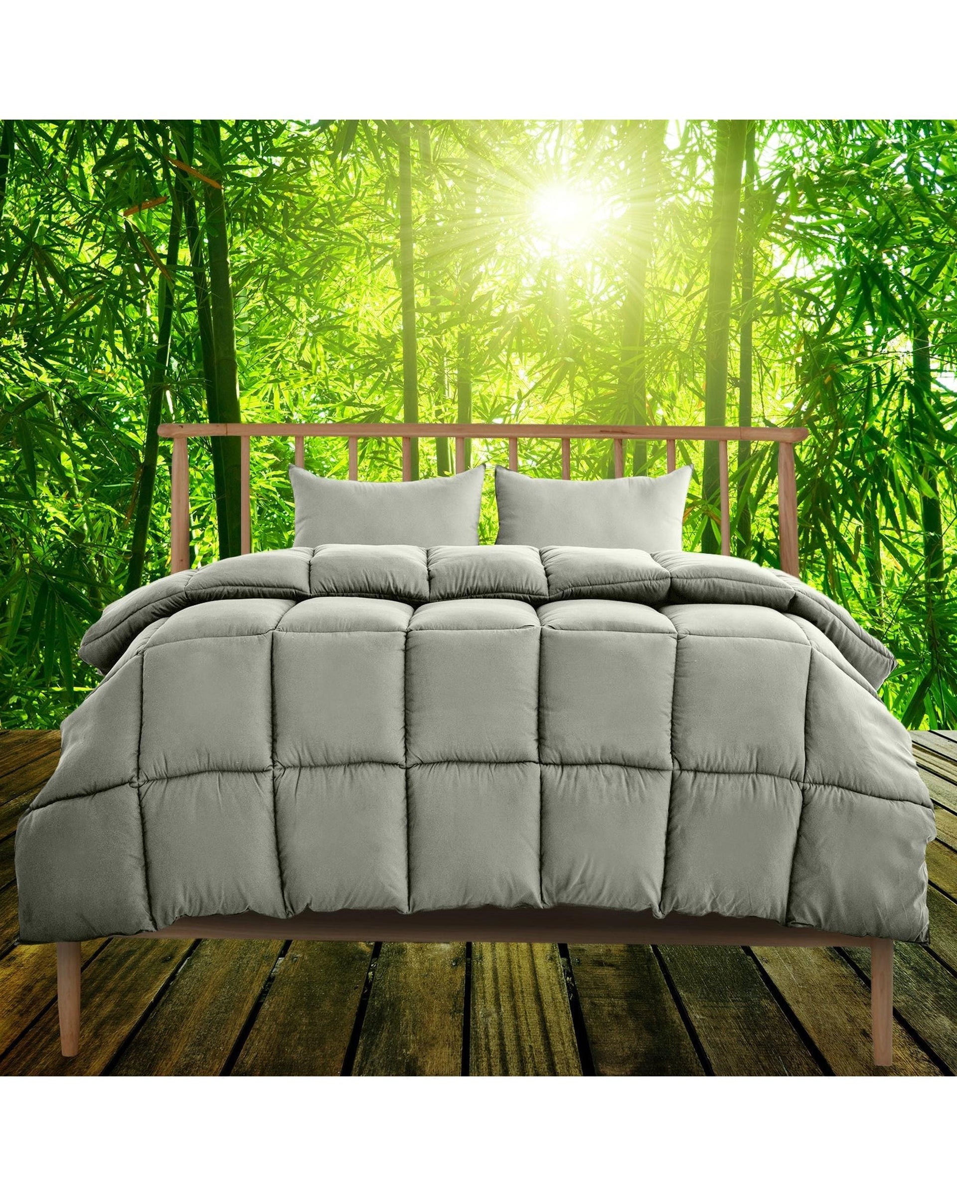 Royal Comfort Duvet/Quilt Royal Comfort 350GSM Bamboo Quilt Luxury Bedding Duvet All Seasons