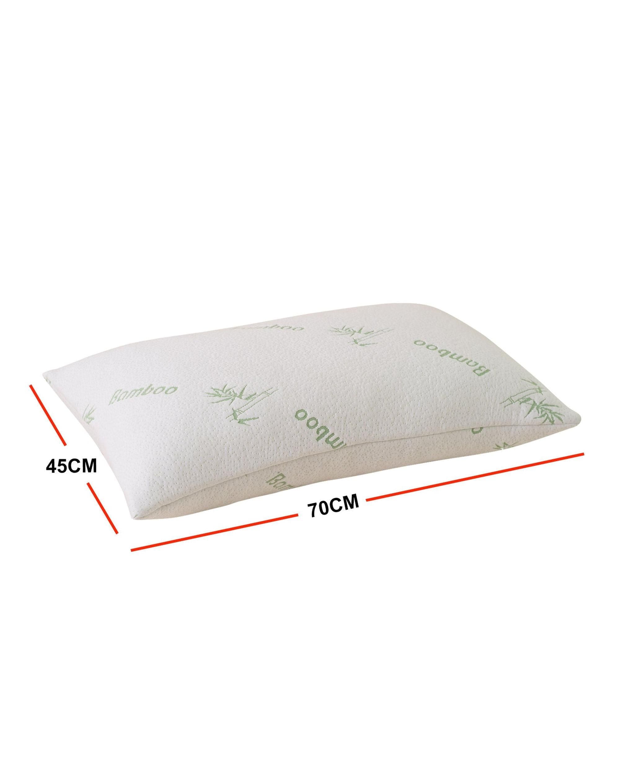 Royal Comfort Pillows/Cushions Royal Comfort Bamboo Blend Memory Foam Pillow 45 x 75CM
