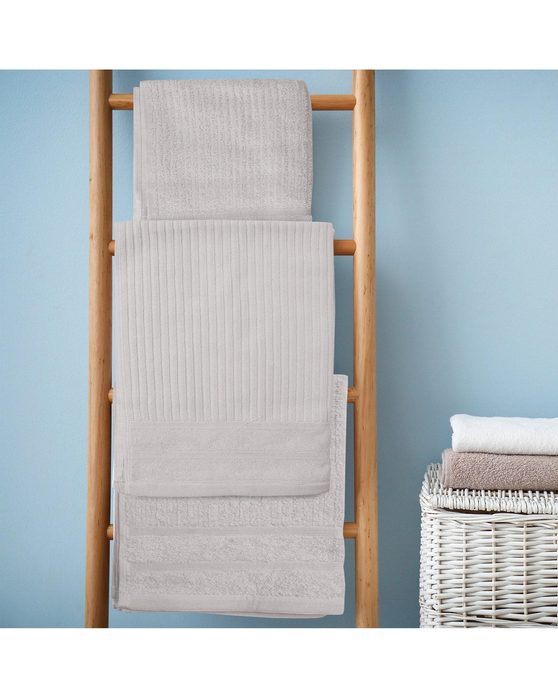 Royal Comfort Bathroom Towel Sets Royal Comfort Eden Cotton 600GSM Luxury Bath Towels Set - 8 PEICE SET - HOLLY