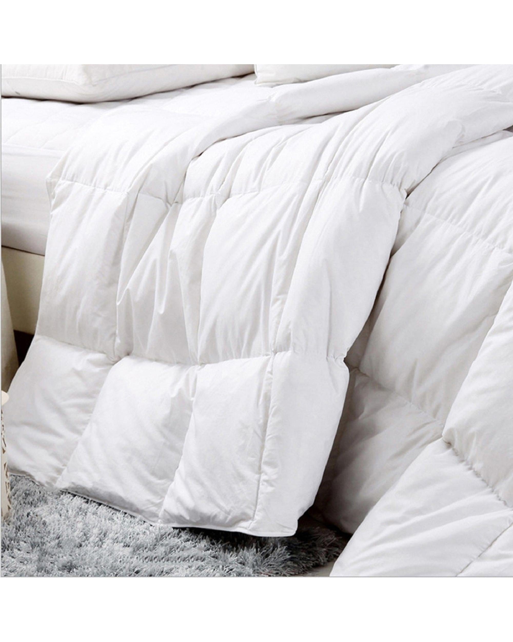 Royal Comfort Duvet/Quilt Royal Comfort Goose Feather And Down Quilt + Twin Pack 1000GSM Goose Pillows