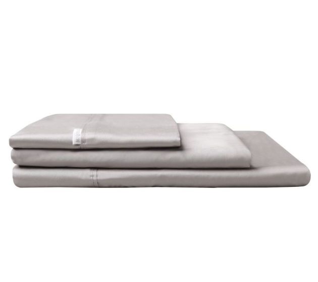 Platinum Collection EGYPTIAN COTTON 400TC SHEET SET - PEWTER Platinum Collection