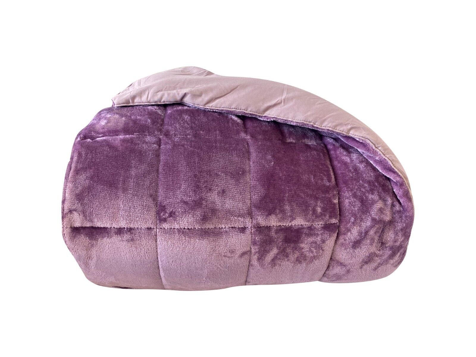 Odyssey Living Deluxe Faux Fur Comforter Set - LILAC Odyssey Living