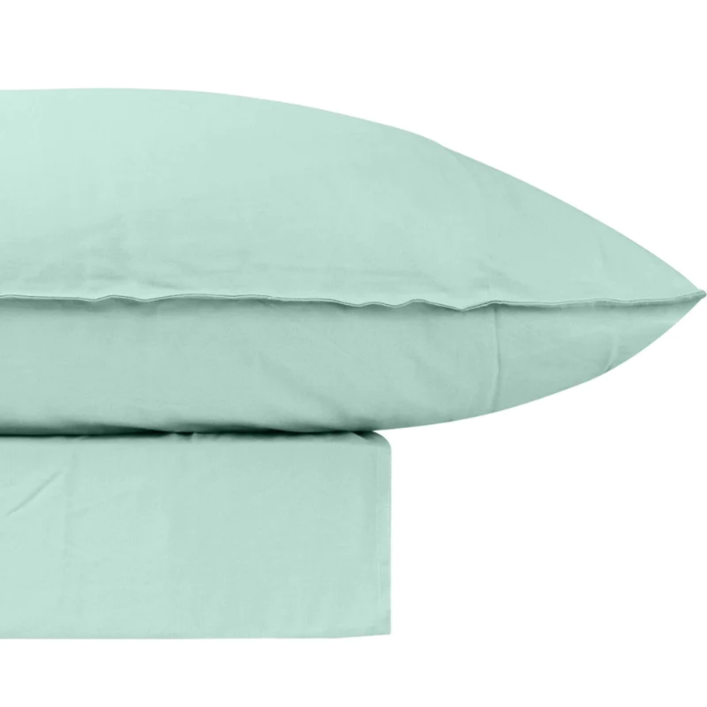 Bas Phillips Bamboo Linen Quilt Cover Set - Atalntic Mint Bas Phillips