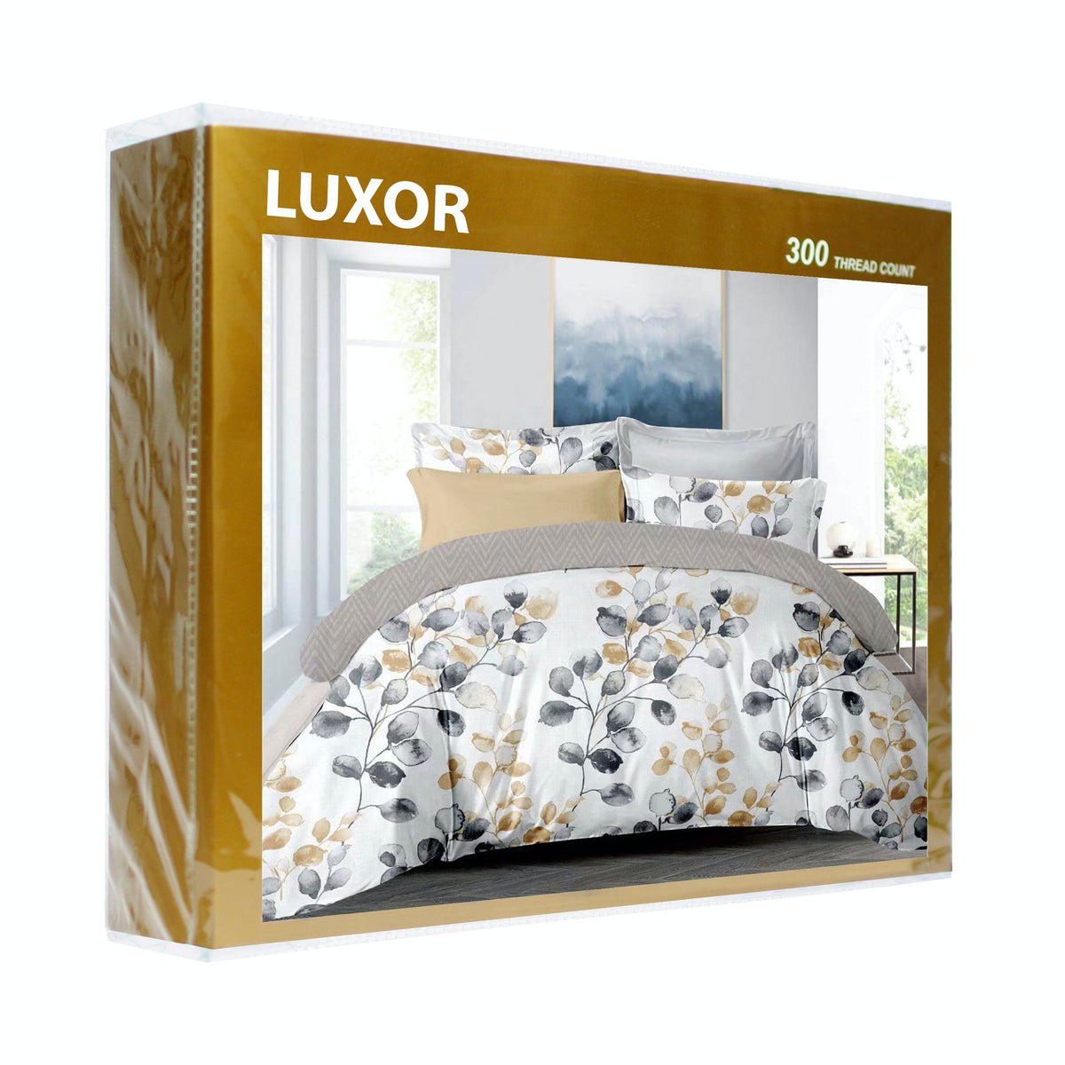 Dreamfields Eden Leaves Design Quilt Doona Duvet Cover Set