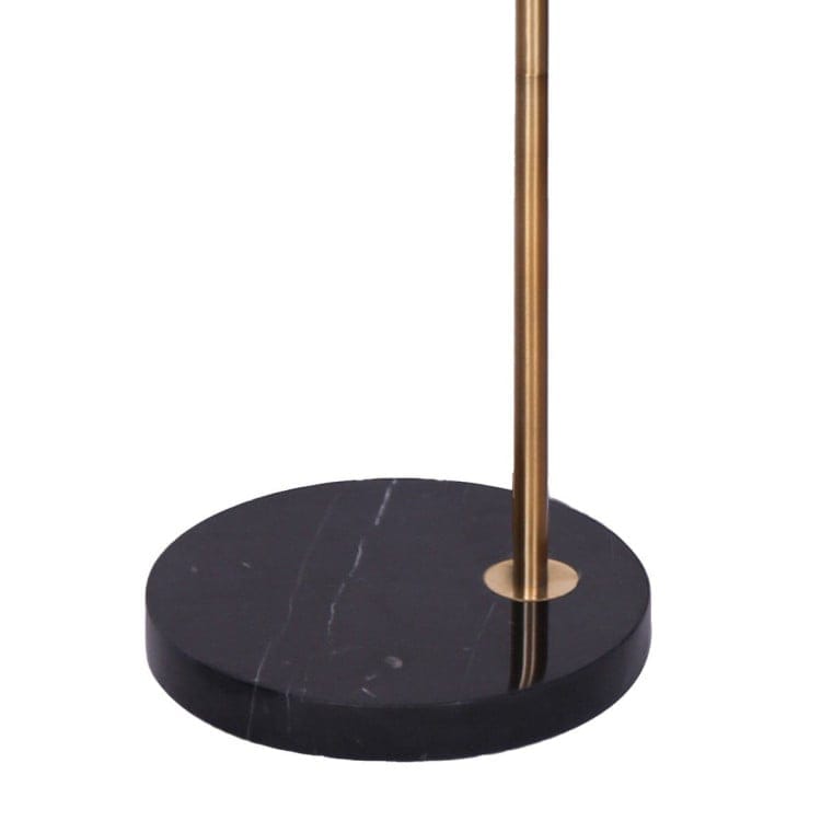 Sarantino Lamp SARANTINO METAL FLOOR LAMP WITH OPAL GLASS SHADE