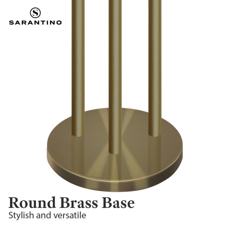 Sarantino Lamp SARANTINO THREE METAL SHADE FLOOR LAMP
