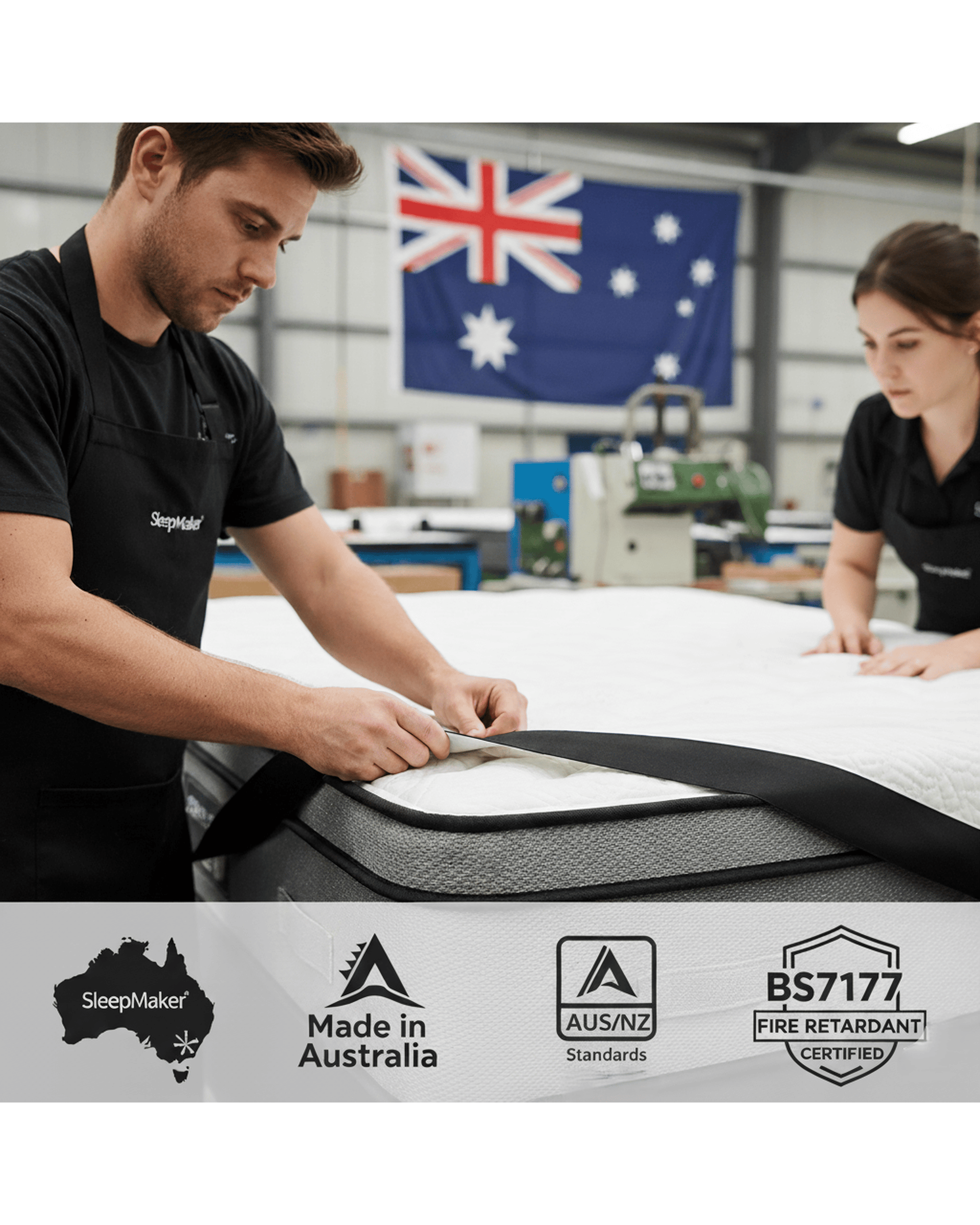 SleepMaker Mattresses SleepMaker Hotel Prestige Miracoil 5 Zone Mattress - Medium