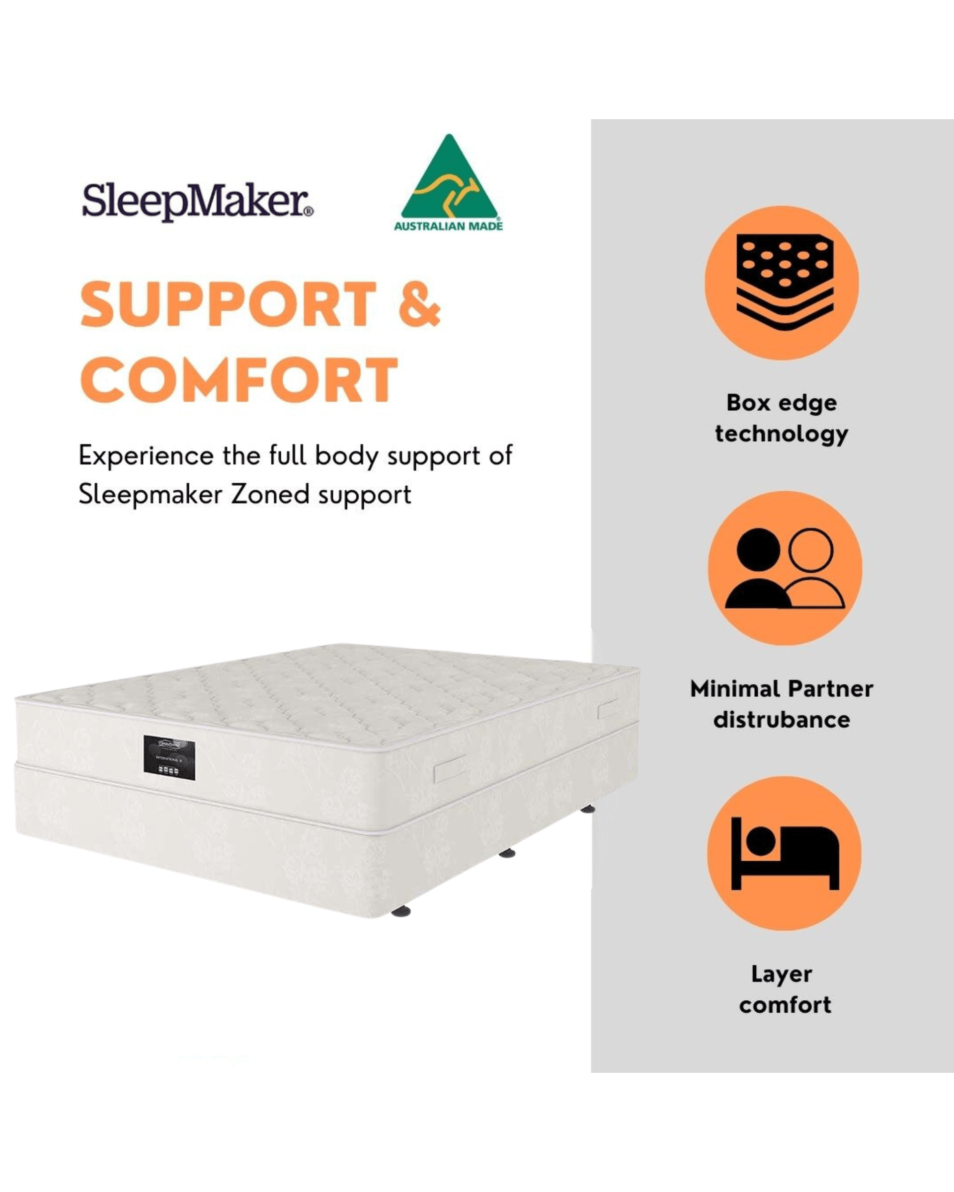 SleepMaker Mattresses SleepMaker International III Mattress - Medium