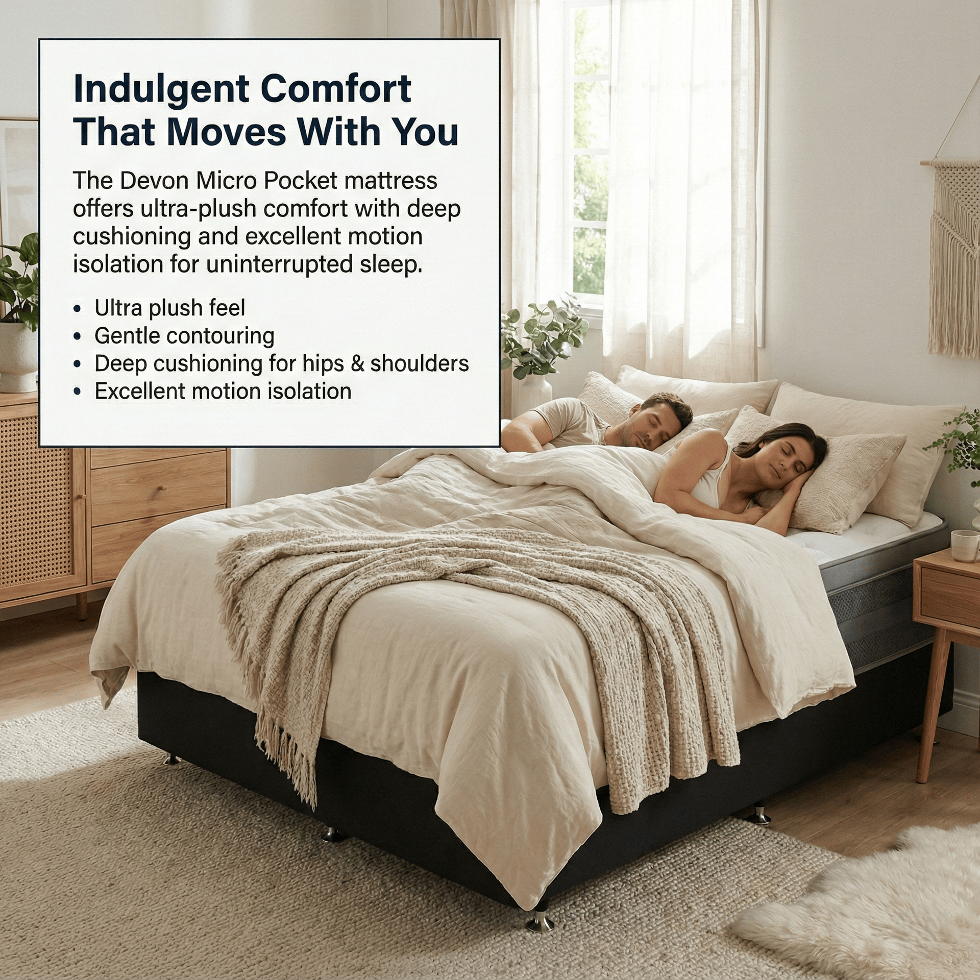 SleepMaker Mattresses Sleepmaker Lifestyle Devon Micro Pocket - Medium