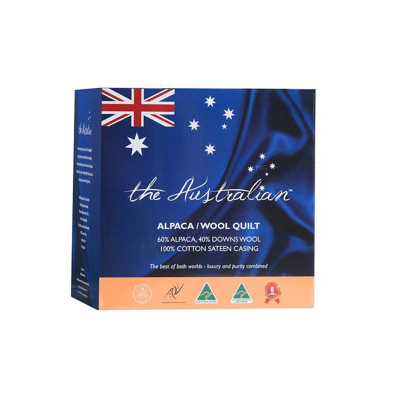 The Australian Duvet/Quilt THE AUSTRALIAN Alpaca/Wool Quilt