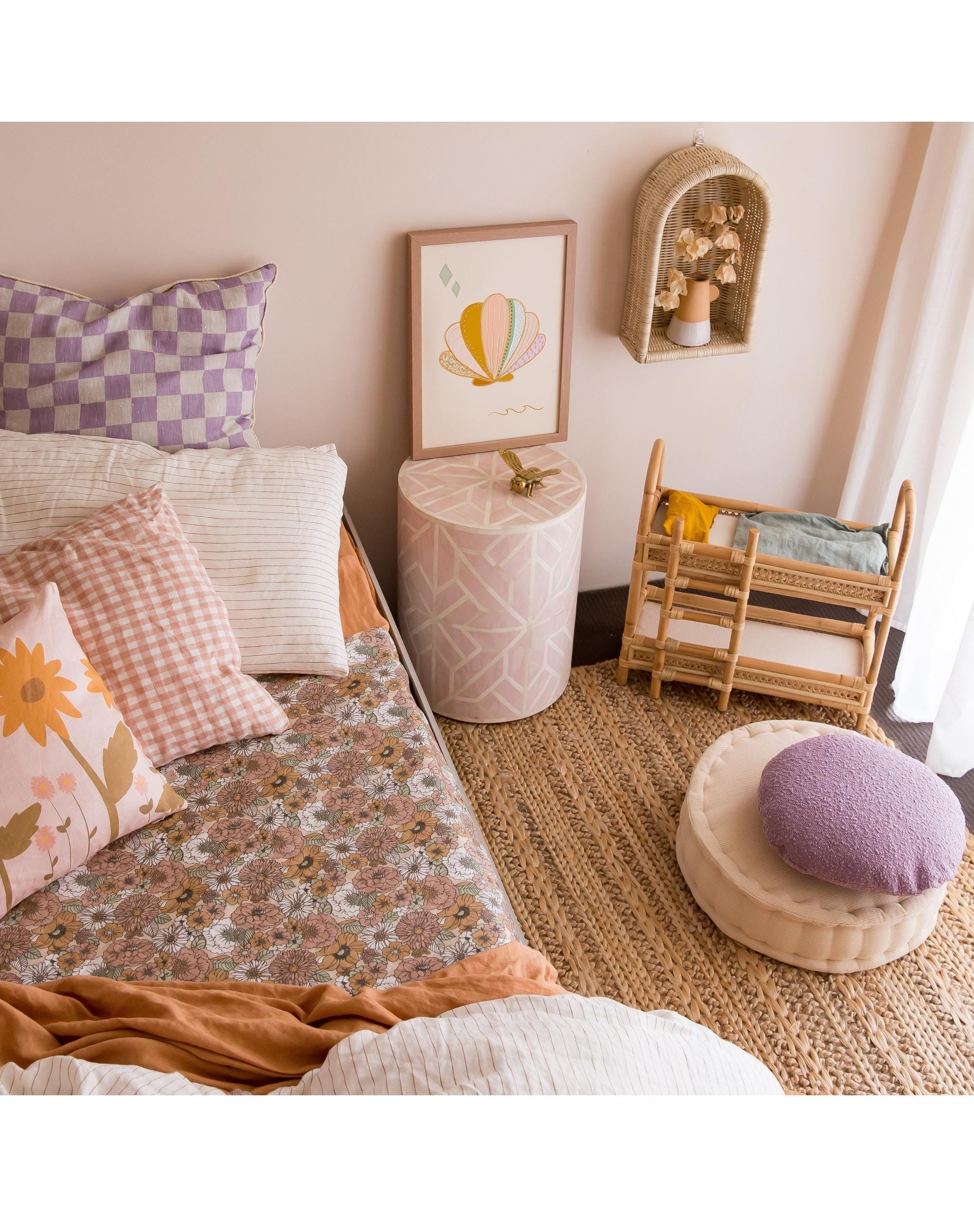 The Midnight Gang Mattress Protector The Midnight Gang Blooms Bed Wetting Mat