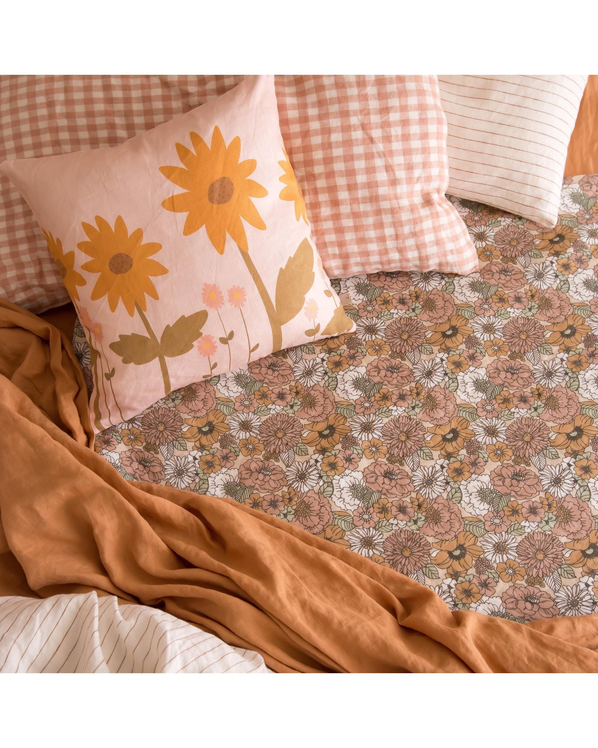 The Midnight Gang Mattress Protector The Midnight Gang Blooms Bed Wetting Mat