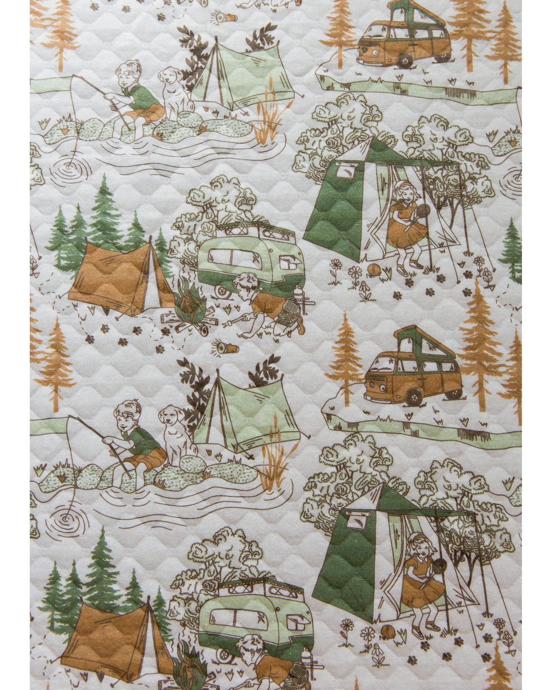 The Midnight Gang Mattress Protector The Midnight Gang Happy Camper Bed Wetting Mat