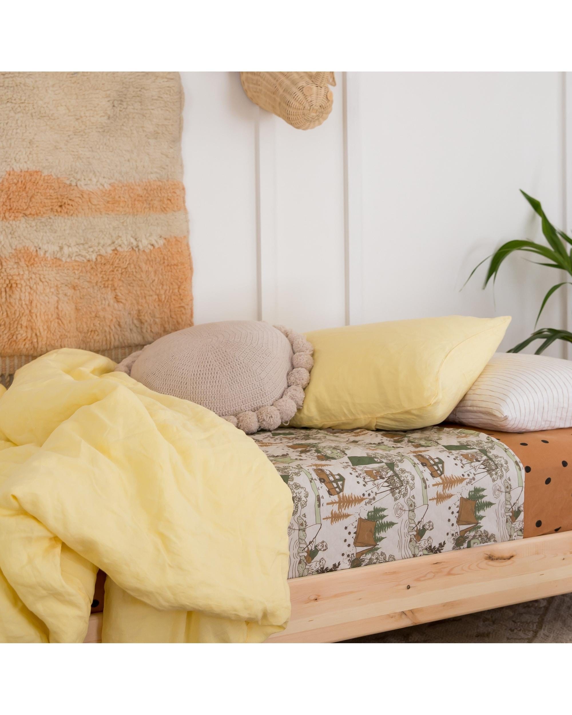 The Midnight Gang Mattress Protector The Midnight Gang Happy Camper Bed Wetting Mat
