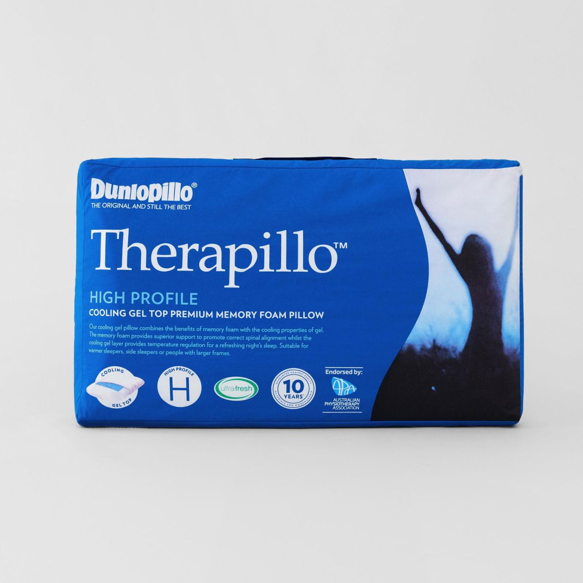 Therapillo Cooling Gel Top Premium Memory Foam High Profile Pillow