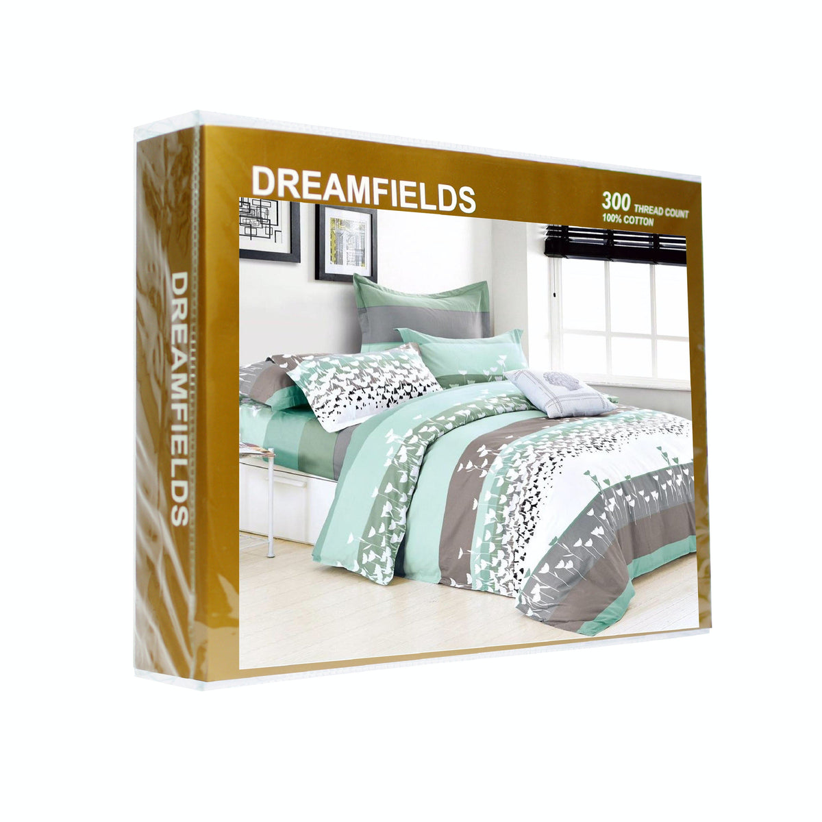 Luxor Cotton Fall In Love Design Quilt Doona Duvet Cover Set