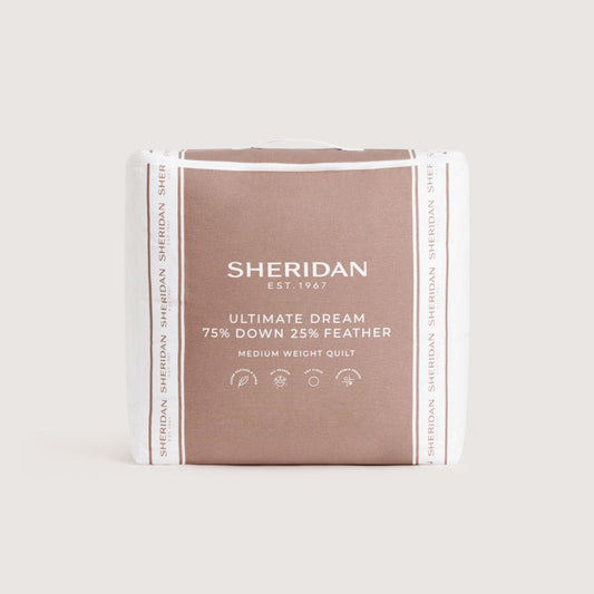 Sheridan Ultimate Dream Range 75% Goose Down 25% Goose Feather Quilt