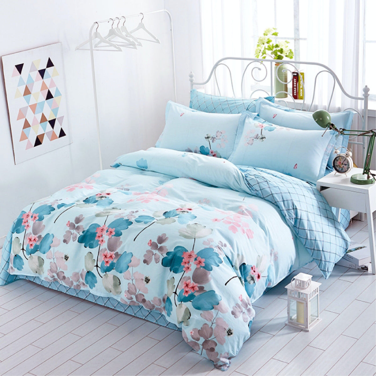Luxor Cotton Dream On Design Quilt Doona Duvet Cover Set