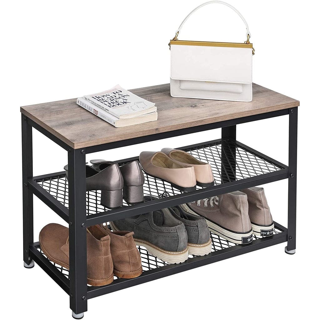 VASAGLE Shoe Rack VASAGLE 3 Tier Shoe Rack