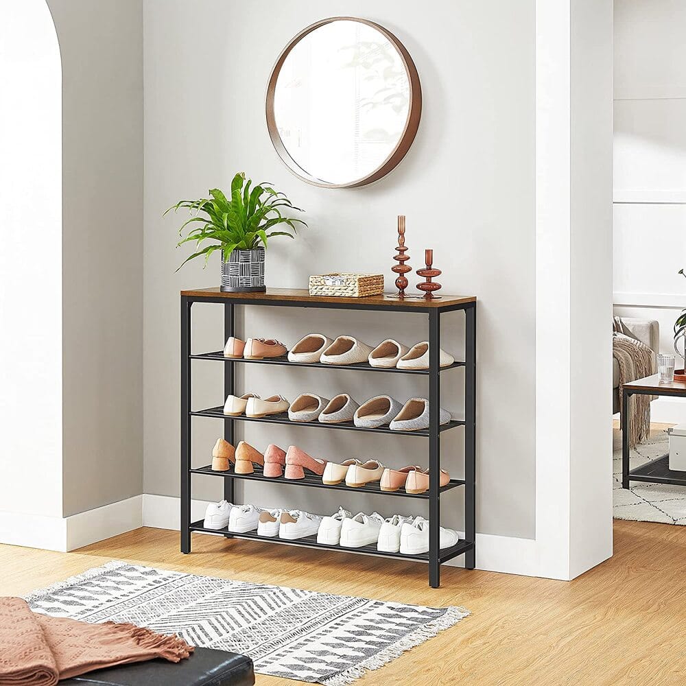 VASAGLE Shoe Rack VASAGLE 5 Tier Shoe Rack