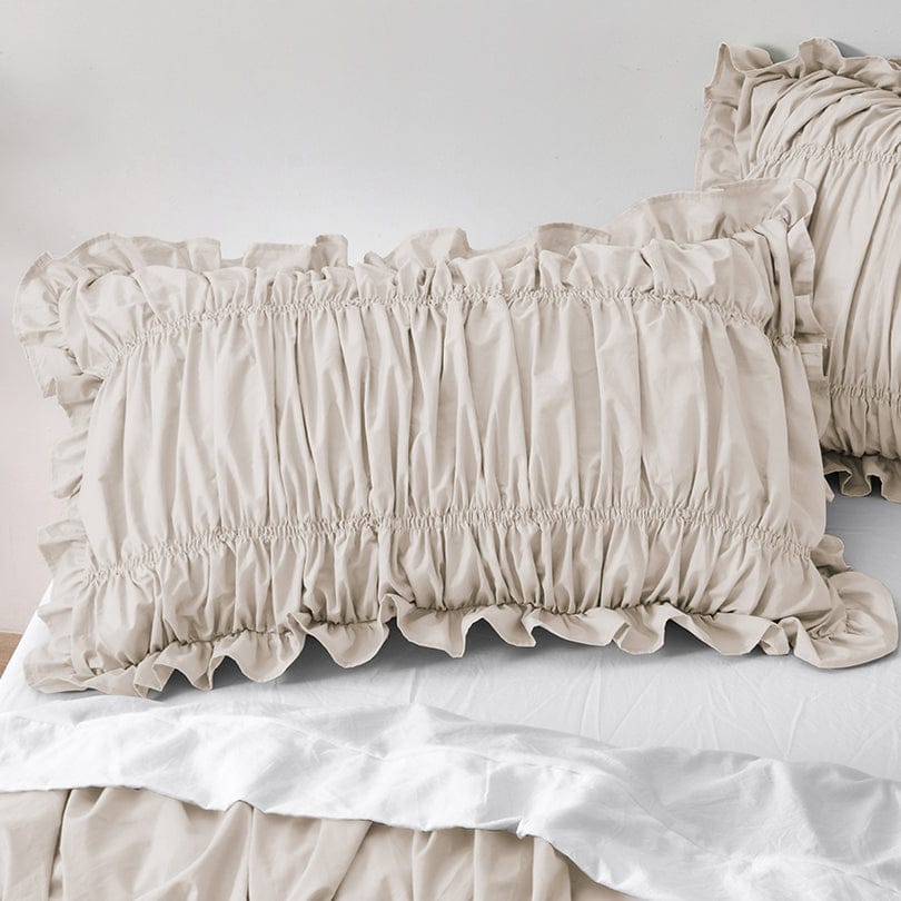 Vintage Design Quilt Cover Vintage Design Haven Natural Washed Cotton Quilt Cover Set