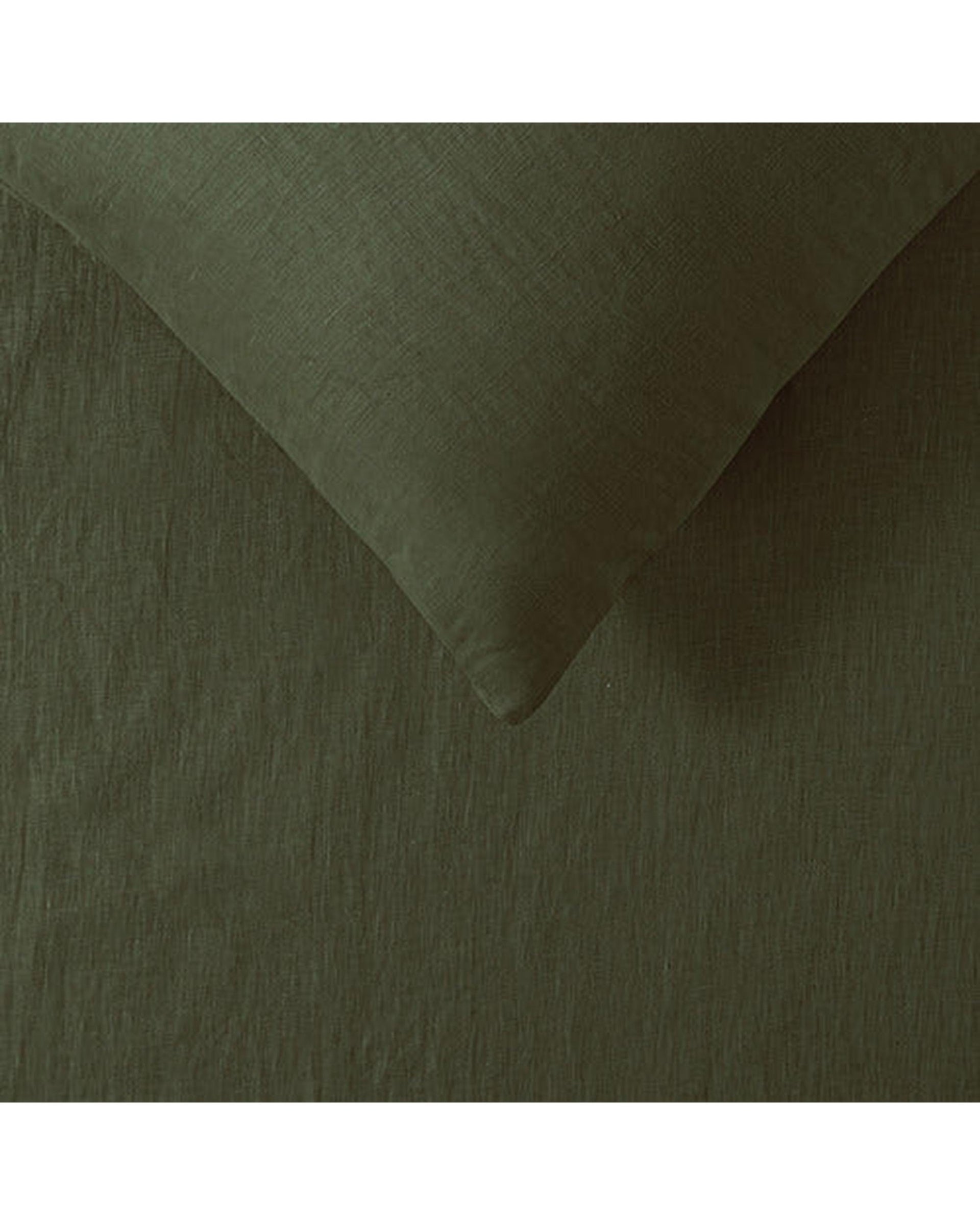 Vintage Design Quilt Cover Vintage Design Olive French Linen Quilt Cover Set