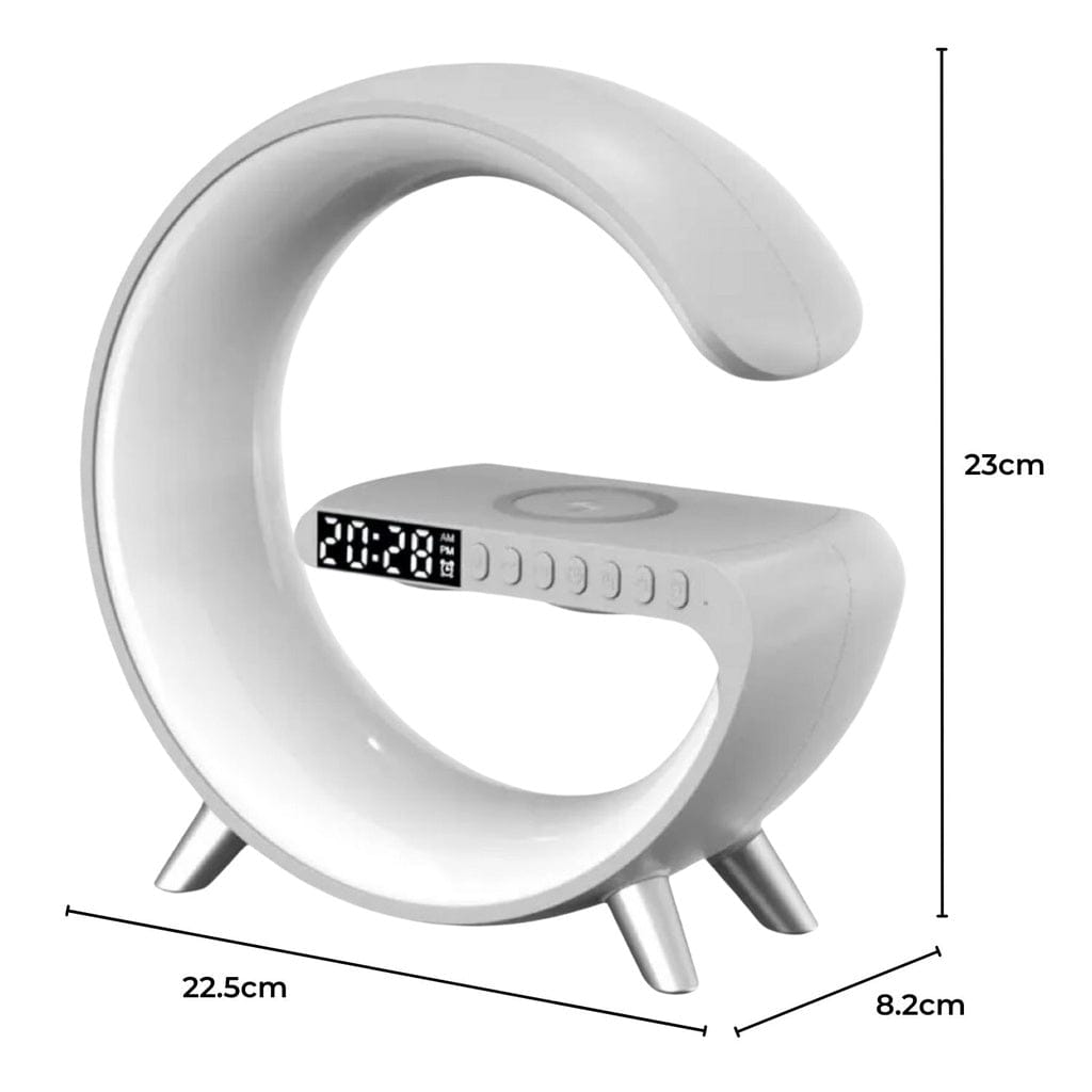 VOCTUS Table Lamp Dimmable LED Table Desk Lamp with Wireless Charger Bedside Light White