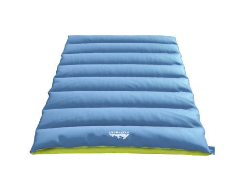 Weisshorn Outdoor Sleeping Sleeping Bag Double Bags Thermal Camping Hiking Tent Grey -5°C