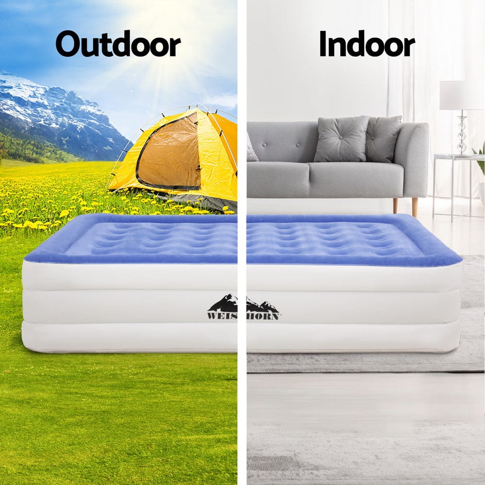 Weisshorn Inflatable Mattress Weisshorn Air Mattress Queen Inflatable Bed 46cm Air bed Cube
