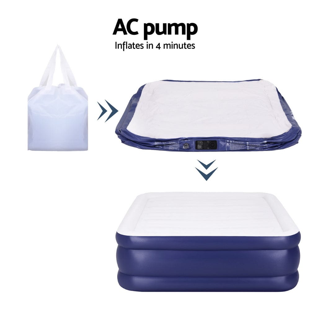 Weisshorn Inflatable Mattress Weisshorn Air Mattress Queen Inflatable Bed Air bed 51cm