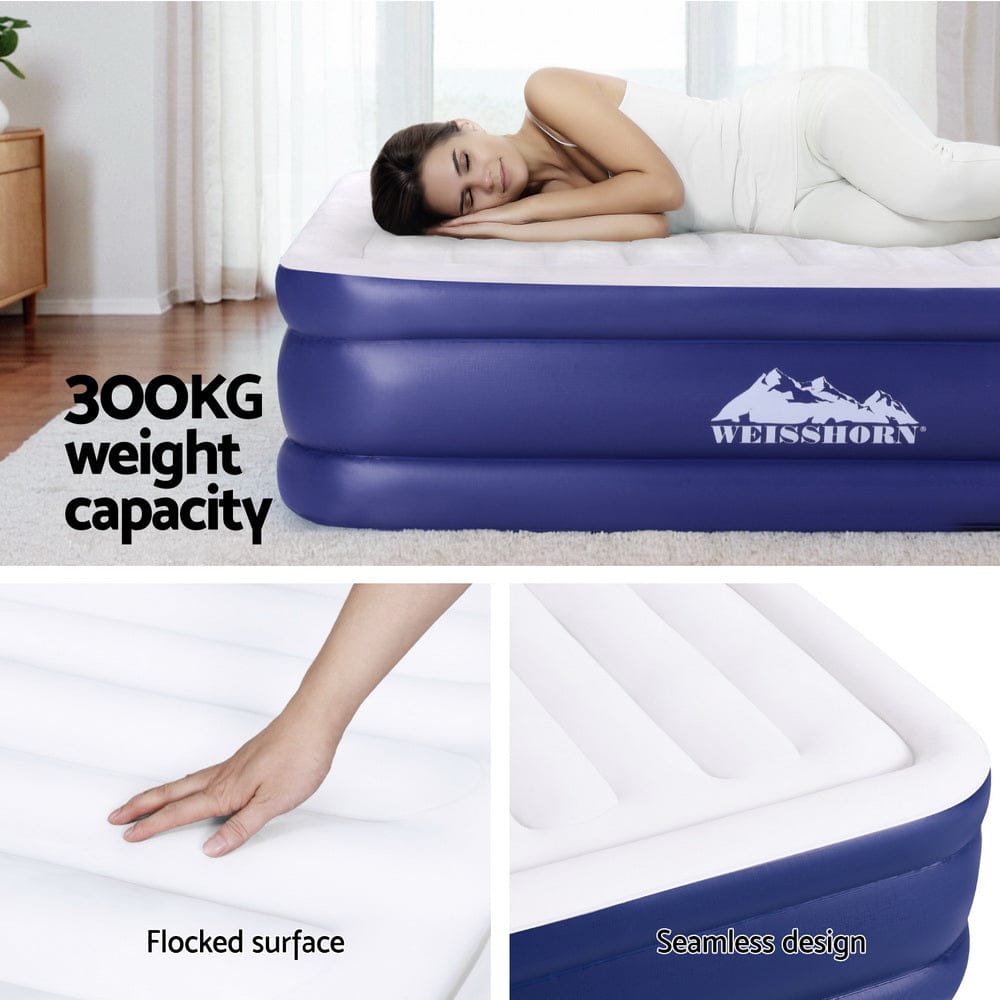 Weisshorn Inflatable Mattress Weisshorn Air Mattress Queen Inflatable Bed Air bed 51cm