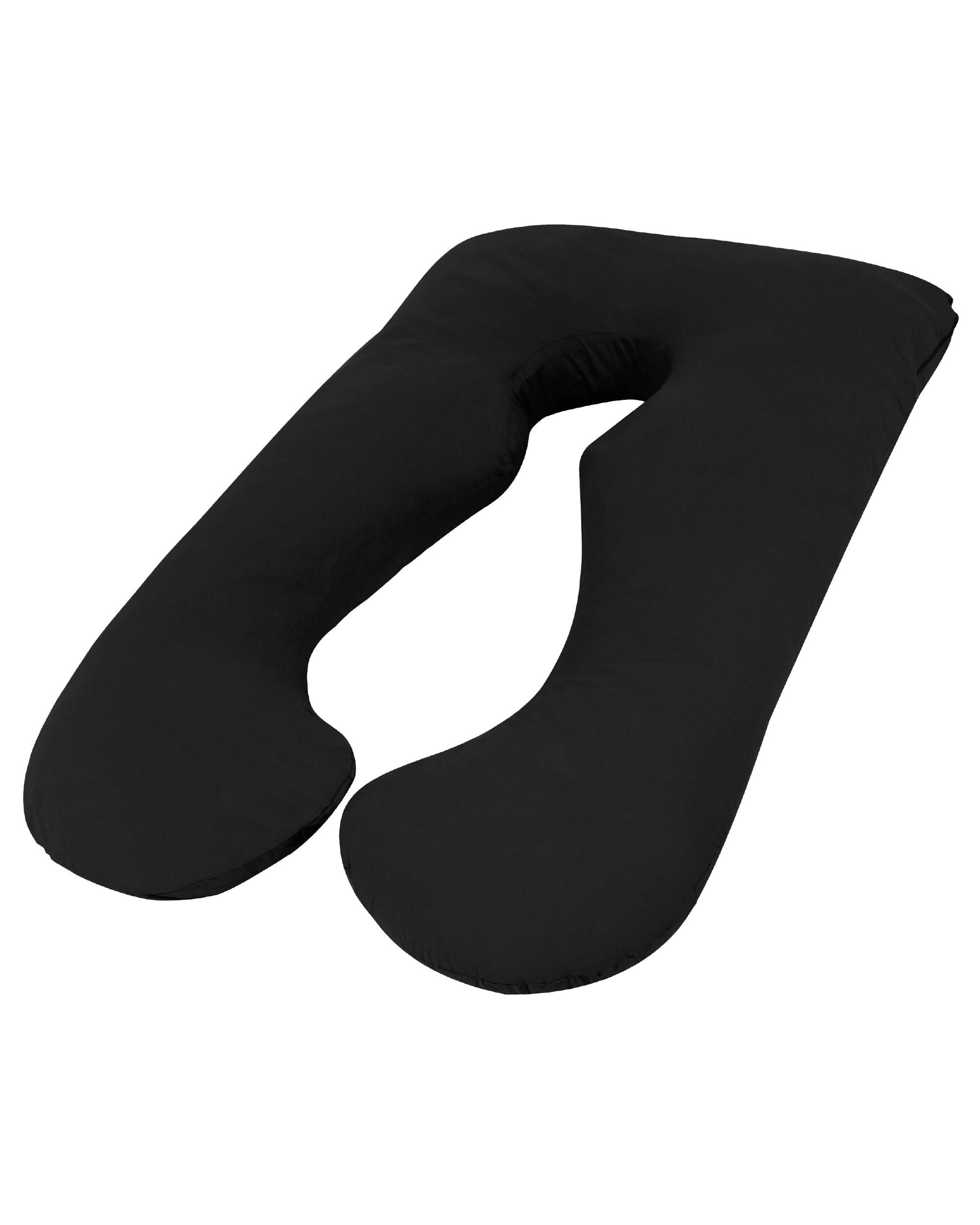 Woolcomfort Pillows/Cushions Woolcomfort Aus Made Maternity Pregnancy Nursing Sleeping Body Pillow Pillowcase Included Black