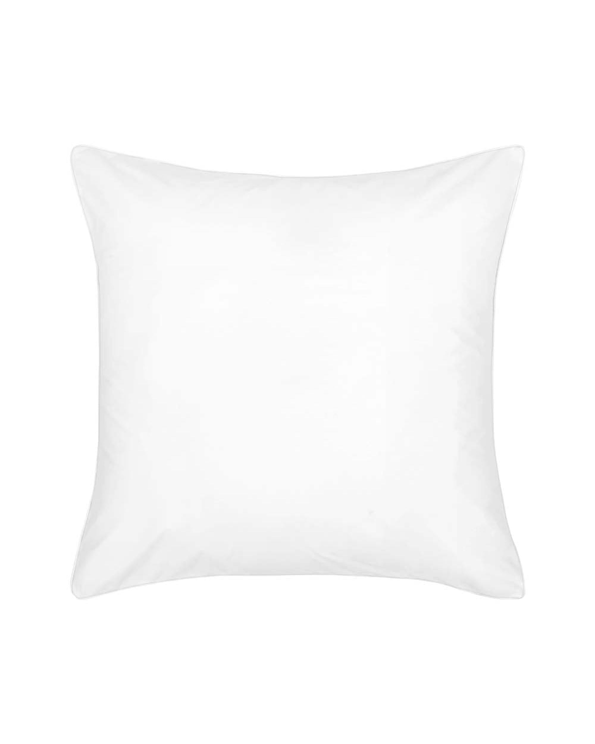 Accessorize Hotel Deluxe Cotton Piped Pillowcase  - WHITE Accessorize