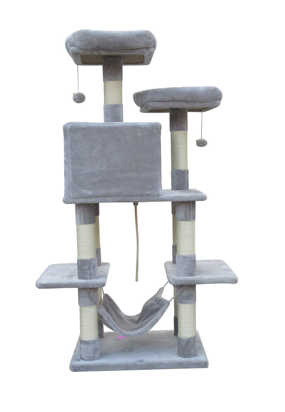 YES4PETS Cat Tower YES4PETS 145 cm Cat Scratching Post Tree Scratcher Pole-Little Grey