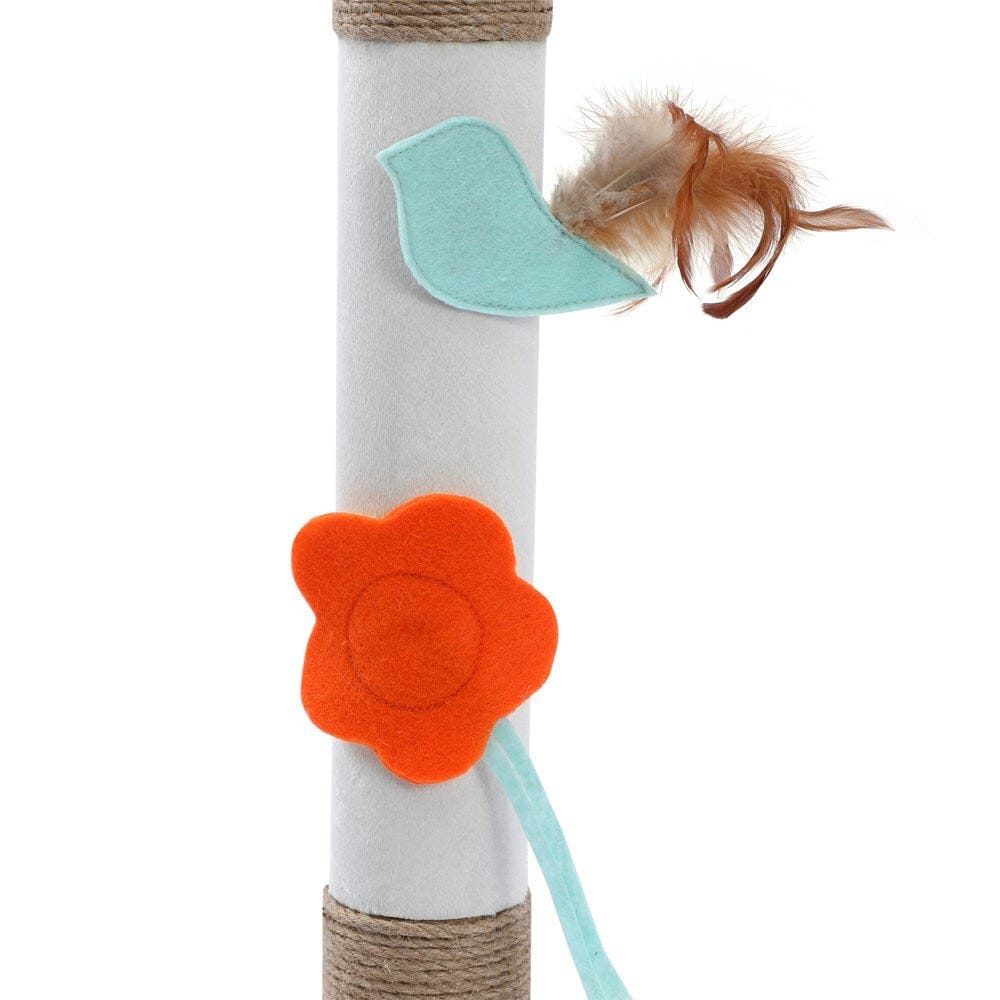 YES4PETS Cat Tower YES4PETS 89 cm Cat Kitten Single Scratching Post with Toy