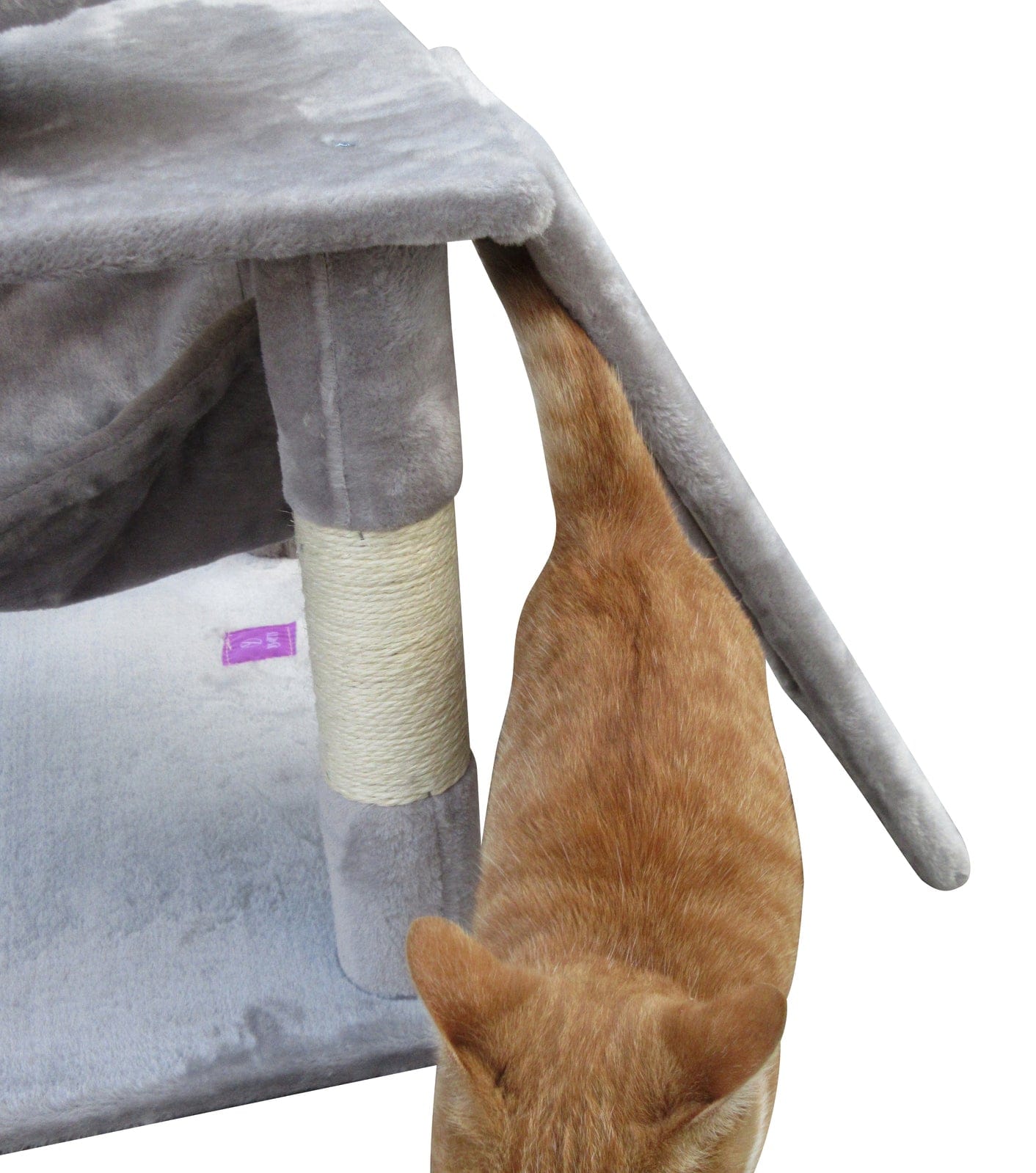 YES4PETS Cat Tower YES4PETS Large Cat Scratching Post Tree Scratcher Pole-Little Grey