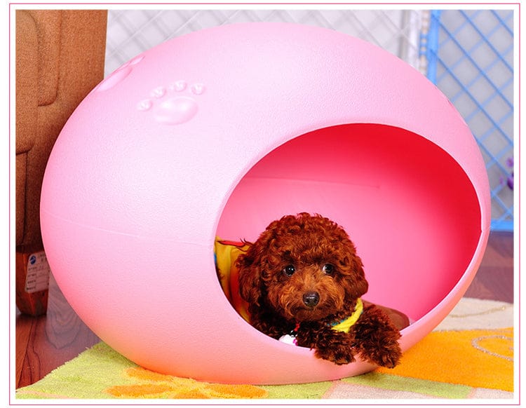YES4PETS Cat Tower YES4PETS Medium Cave Cat Kitten Box Igloo Cat Bed House Dog Puppy House Pink