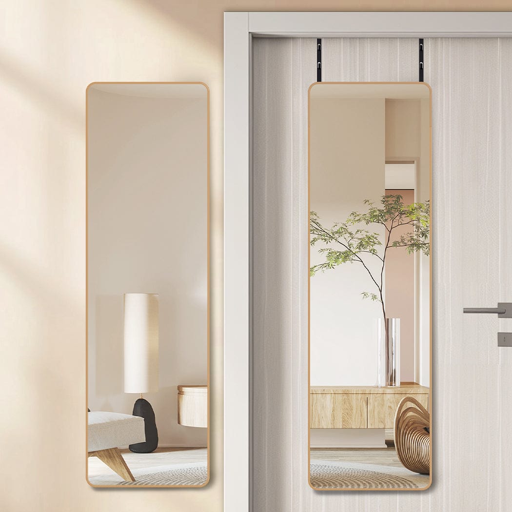 Yezi Mirror Yezi 120cm Wall Mounted Full Length Mirror Door Hanging