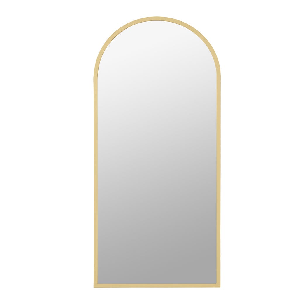 Yezi Mirror Yezi Floor Mirror Full Length Mirrors 1.8M Gold White