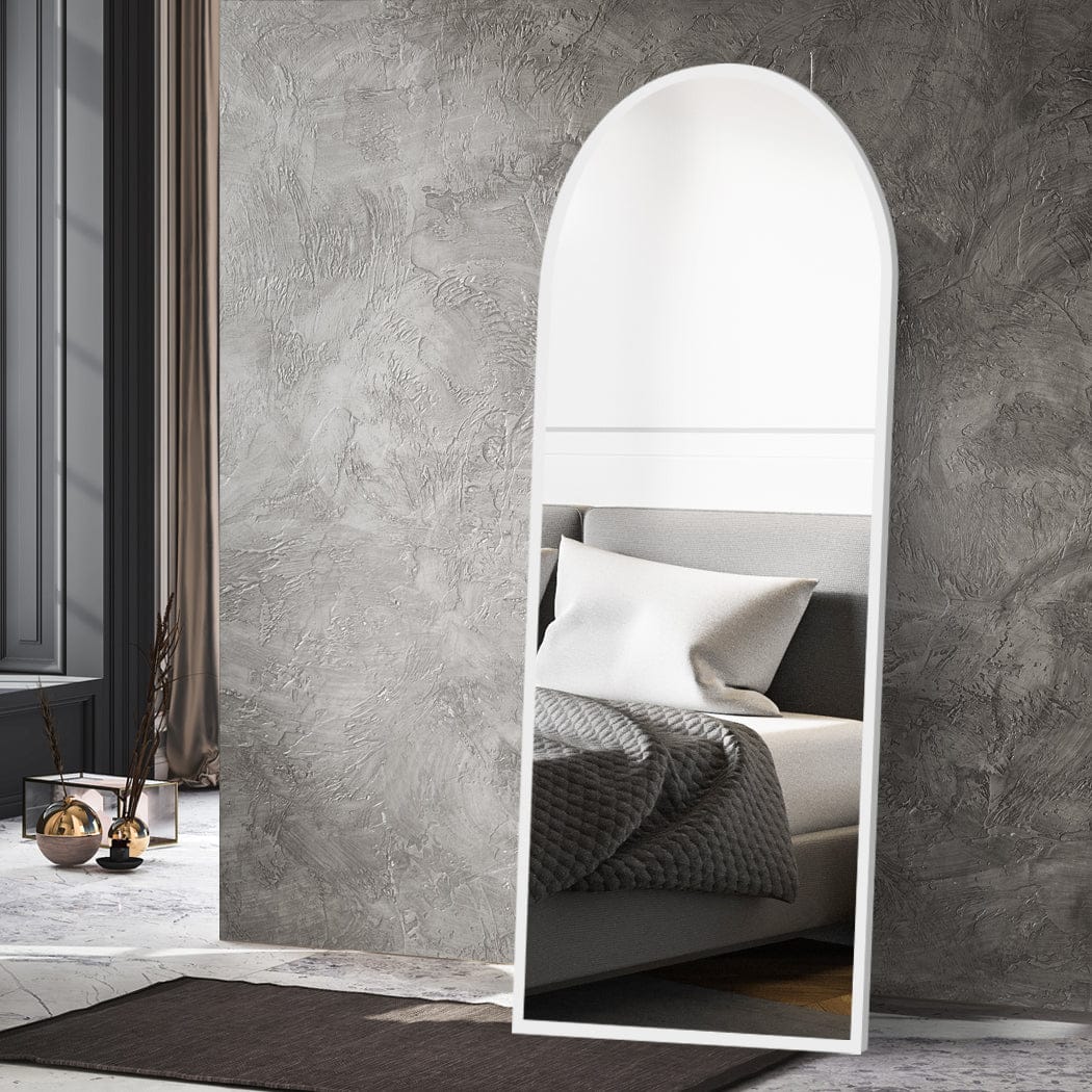 Yezi Mirror Yezi Floor Mirror Full Length Mirrors 1.8M White